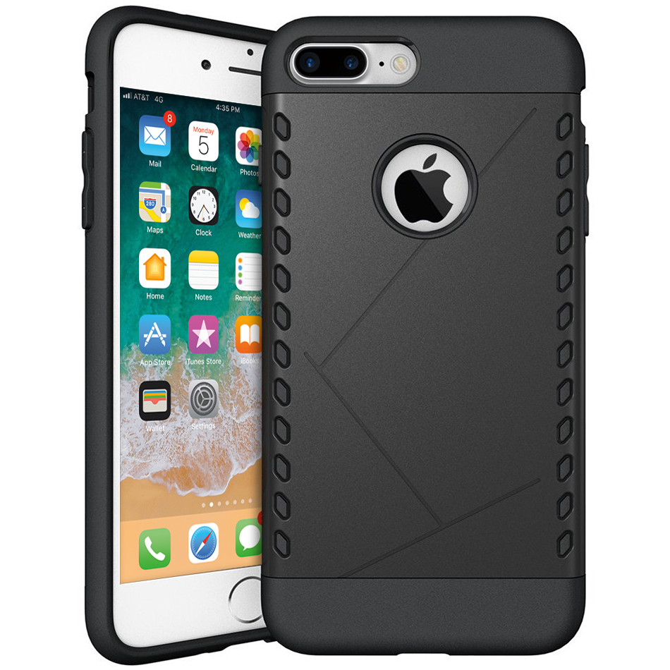 Extreme Heavy Duty Case Apple iPhone 8 Plus / 7 Plus (Black)