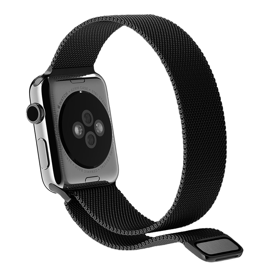 apple watch milanese loop black