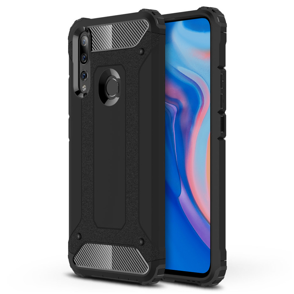 Military Defender Shockproof Case For Huawei Y9 Prime 2019 Black