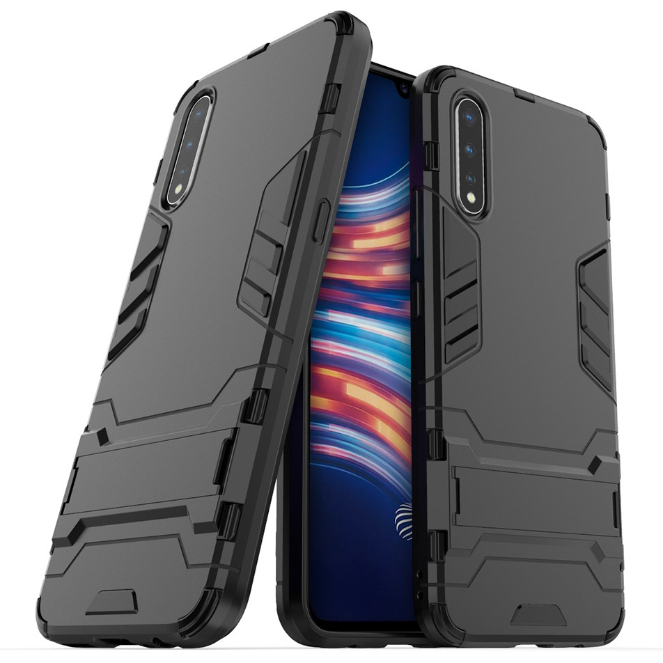 Slim Armour Tough Shockproof Case For Vivo S1 Black