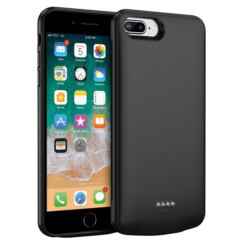 5500mah Battery Charger Case For Apple Iphone 8 Plus 7 Plus