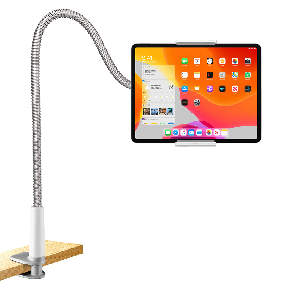 Flexible Metal Arm Desktop Mount Holder For Ipad Tablet Phone