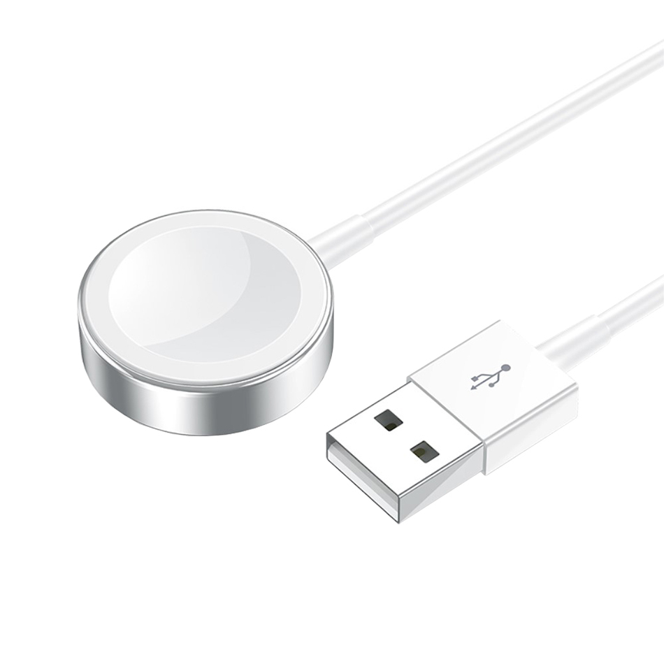 Usams Magnetic Charging Cable For Apple Watch Series 5 Silver