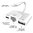 Lightning to RJ45 Ethernet / USB OTG / Data & Charging Adapter for iPhone / iPad