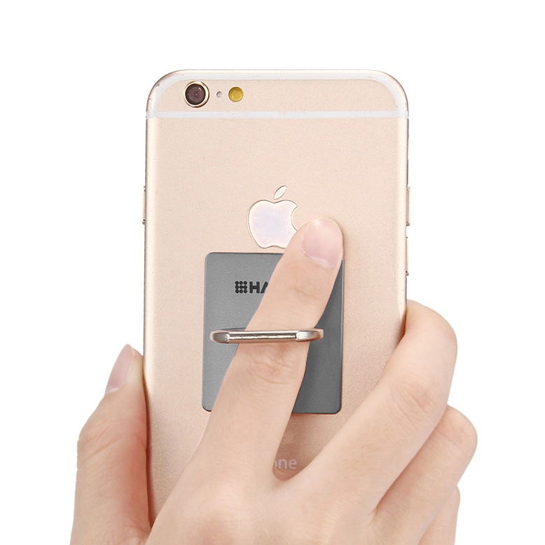 haweel finger ring holder stand for phone tablet dark grey