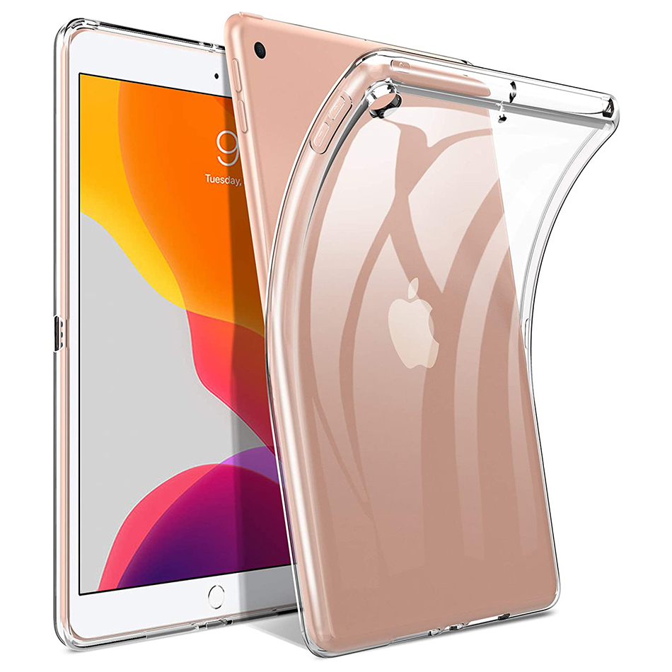 flexi slim gel case for apple ipad 10 2 inch 8th gen clear