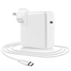 (87W) USB Type-C (PD) Power Adapter Charger (1.8m) Cable for Phone / Tablet / MacBook / Laptop