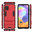 Slim Armour Tough Shockproof Case & Stand for Samsung Galaxy A31 - Red