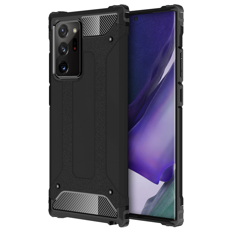 Military Defender Shockproof Case for Galaxy Note 20 Ultra Black