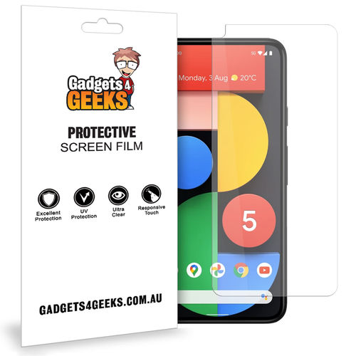 (2-Pack) Clear Film Screen Protector for Google Pixel 5