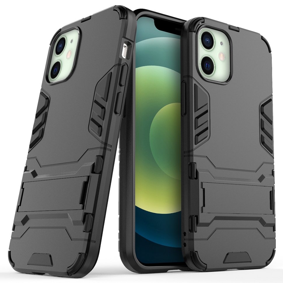 Slim Armour Tough Case for Apple iPhone 12 Mini (Black)