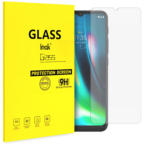 Imak Full Coverage Tempered Glass Screen Protector for Motorola Moto G9 Play - Clear
