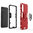 Slim Armour Tough Shockproof Case / Finger Ring Holder for Vivo Y70 - Red