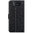 Leather Wallet Case & Card Holder Pouch for Asus Zenfone 8 Flip - Black