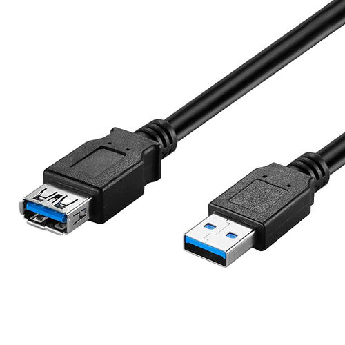 USB 3.0 (Type-A) High Speed (Female) Data Extension Cable (1.8m) - Black