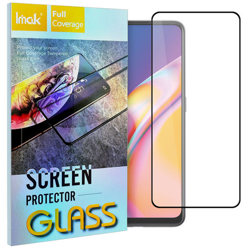 Imak Full Coverage Tempered Glass Screen Protector for Oppo A94 5G - Black