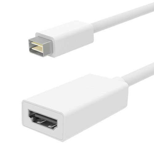 Short Mini-DVI to HDMI (Female) Video Adapter Cable (14cm) - White