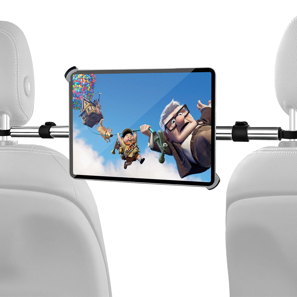 Large Tablet Car Headrest Mount Centre Extension Arm iPad Holder