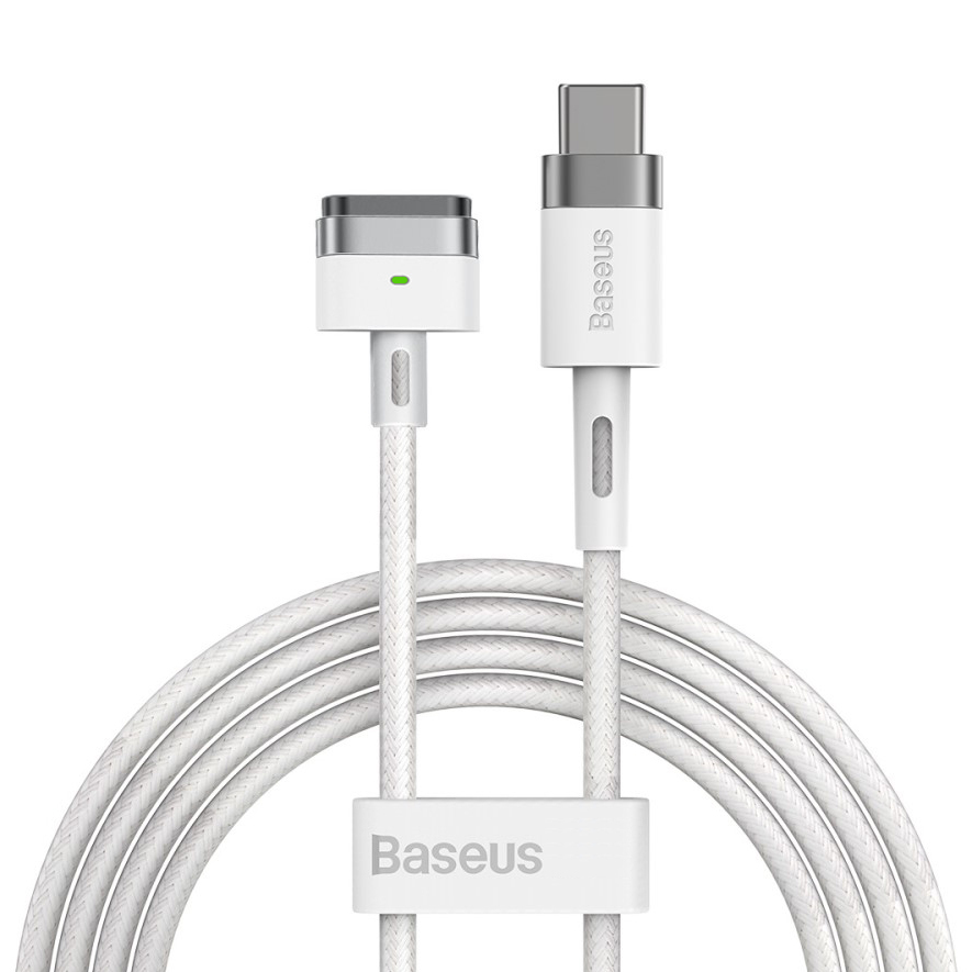 Baseus (60W) USB Type-C to MagSafe (T-Shape) Charging Cable (2m) for  Apple MacBook Air Pro