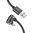 Long U-Shape (180 Degree) USB Type-C (Anti-tangle) Charging Cable (2m) - Black