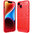 Flexi Slim Carbon Fibre Case for Apple iPhone 14 - Brushed Red