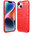 Flexi Slim Carbon Fibre Case for Apple iPhone 14 Plus - Brushed Red