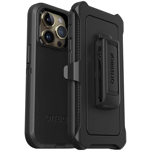 OtterBox Defender Shockproof Case / Belt Clip for Apple iPhone 14 Pro - Black