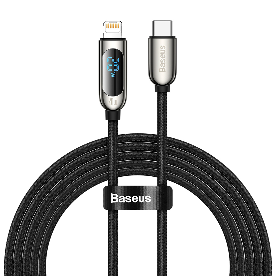 Baseus Power Display (20W) USB Type-C to Lightning Cable (2m)