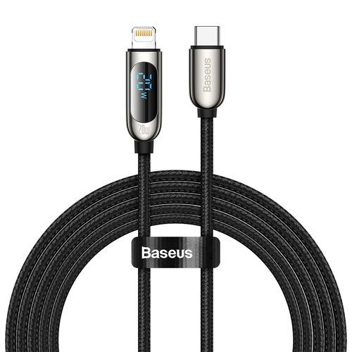 Baseus Power Display (20W) USB Type-C (PD) to Lightning Cable (2m) for iPhone / iPad