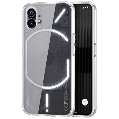 Slim Hybrid Fusion Bumper Case for Nothing Phone (1) - Clear (Gloss Grip)