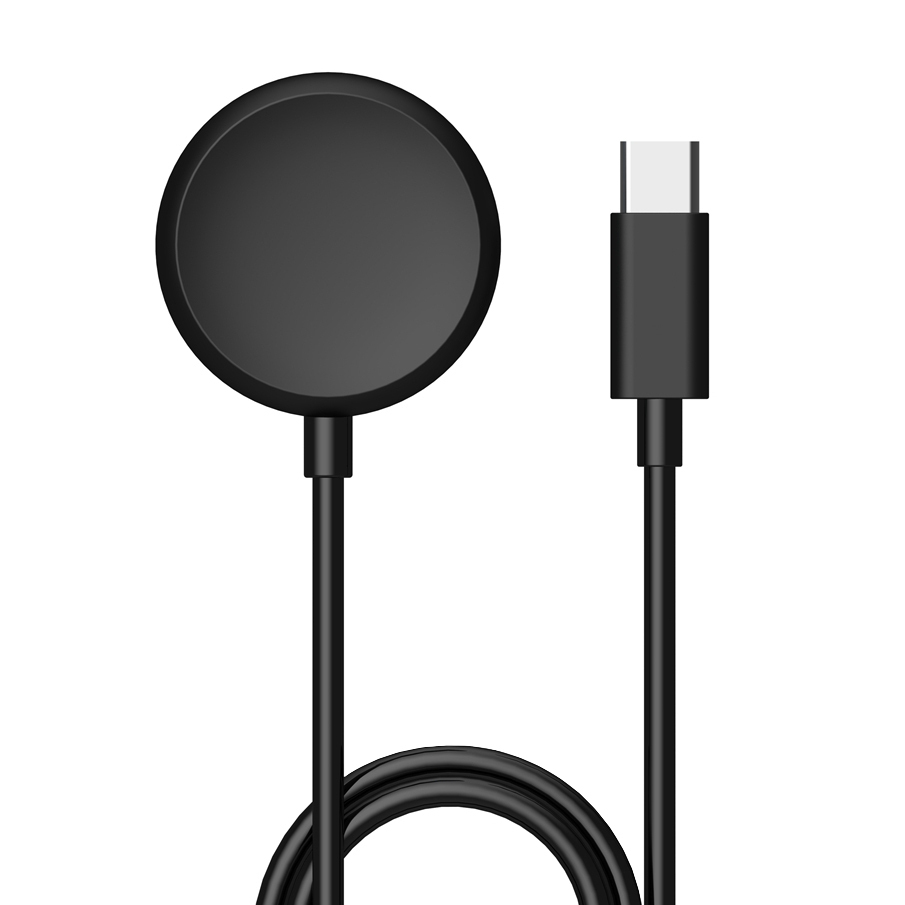 Magnetic USB Type-C Charging Cable (1m) for Google Pixel Watch (41mm)  Black