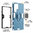 Slim Armour Shockproof Case / Metal Ring Holder for Samsung Galaxy S23 Ultra - Blue