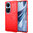 Flexi Slim Carbon Fibre Case for Oppo Reno10 5G - Brushed Red