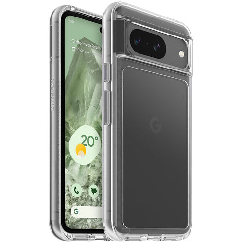 OtterBox Symmetry Shockproof Case for Google Pixel 8 (Clear)