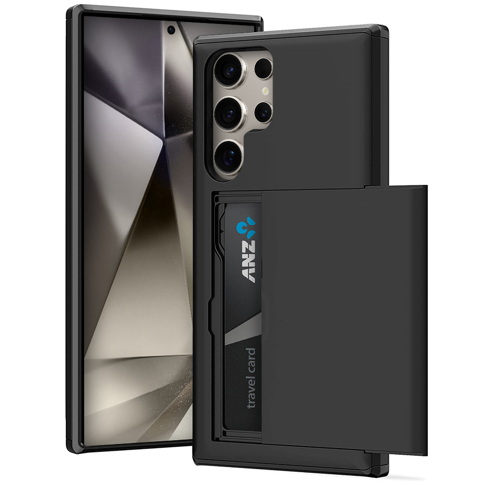 Tough Armour Slide Case Card Holder for Samsung Galaxy S24 Ultra