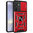 Heavy Duty Shockproof Case / Slide Camera Cover for Samsung Galaxy S24+ (Red)