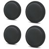 (4-Pack) Silicone Stick-On Sleeve Case / Adhesive Mount Holder for Apple AirTag - Black