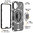 Slim Armour Tough Shockproof Case / Ring Holder Stand for Nothing Phone (2) - Black