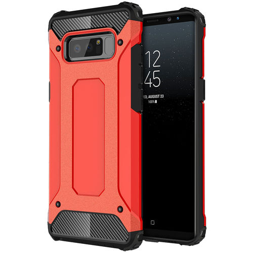 Military Defender Shockproof Case for Samsung Galaxy Note 8 - Red