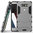 Slim Armour Tough Shockproof Case & Stand for LG V20 - Silver