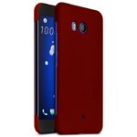 PolyShield Slim Hard Shell Case for HTC U11 - Red (Matte Grip)