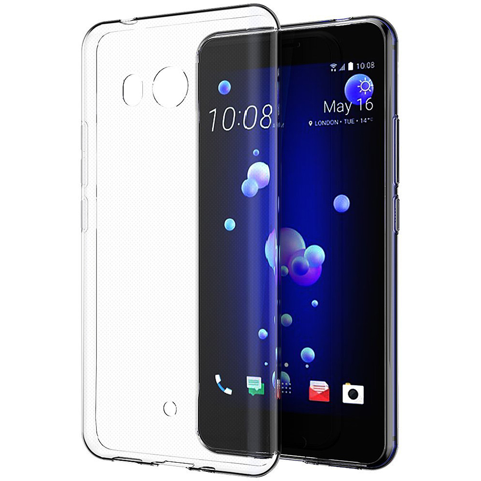flexi slim gel case for htc u11 clear