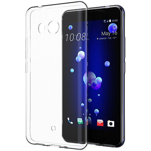 Flexi Slim Gel Case for HTC U11 - Clear (Gloss Grip)