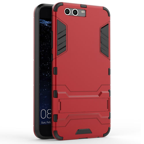 Slim Armour Rugged Tough Shockproof Case for Huawei P10 Plus - Red
