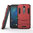 Slim Armour Tough Shockproof Case & Stand for Motorola Moto X Force - Red