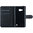 Leather Wallet Case & Card Holder Pouch for Microsoft Lumia 550 - Black