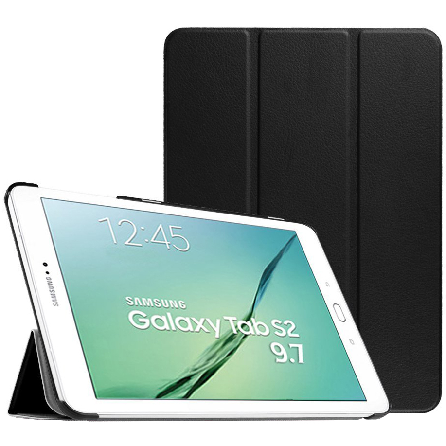 Trifold Smart Case For Samsung Galaxy Tab S2 9 7 Black