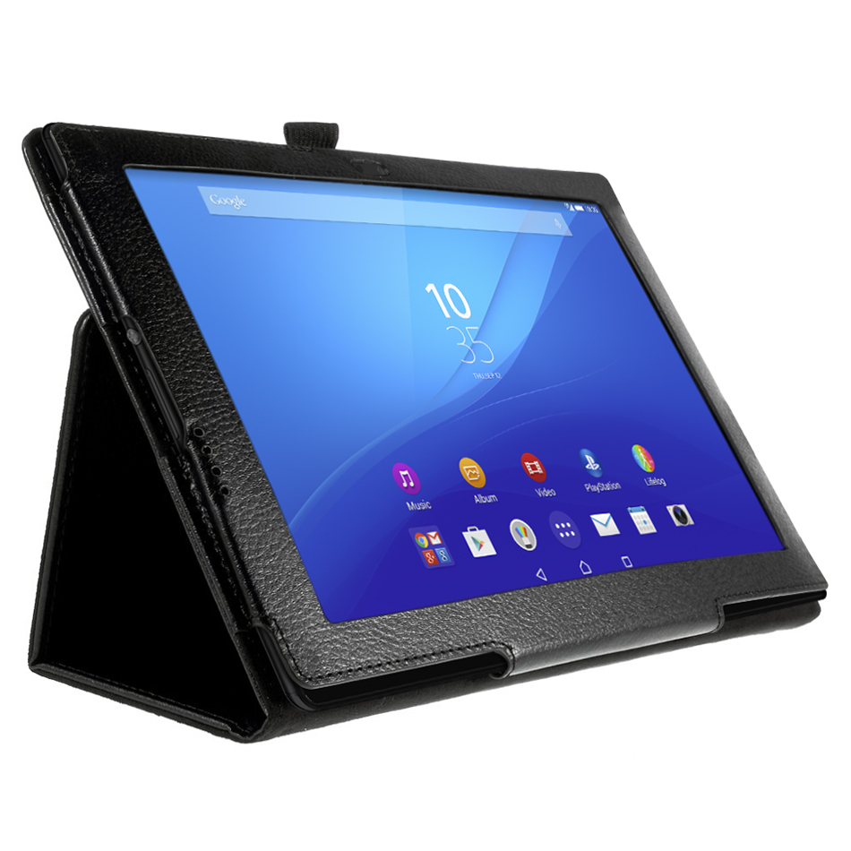 Executive Folio Leather Case Sony Xperia Z4 Tablet Black