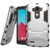Slim Armour Tough Hard Shockproof Case for LG G4 - Silver