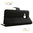 Leather Wallet Case & Card Holder Pouch for HTC One M9 - Black